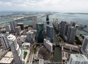 Downtown Miami, Florida Skyline Aerial View