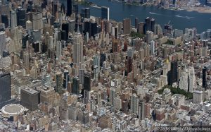 Midtown East Manhattan Skyline Aerial