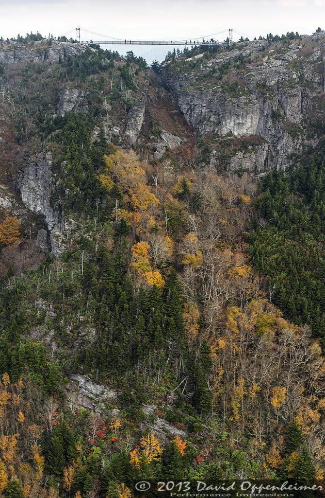 Mile High Swinging Bridge at Grandfather Mountain State Park