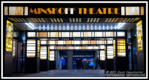 Minskoff Theater in Times Square in New York City