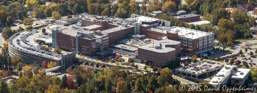 Mission Hospital run by Mission Health Aerial Photo