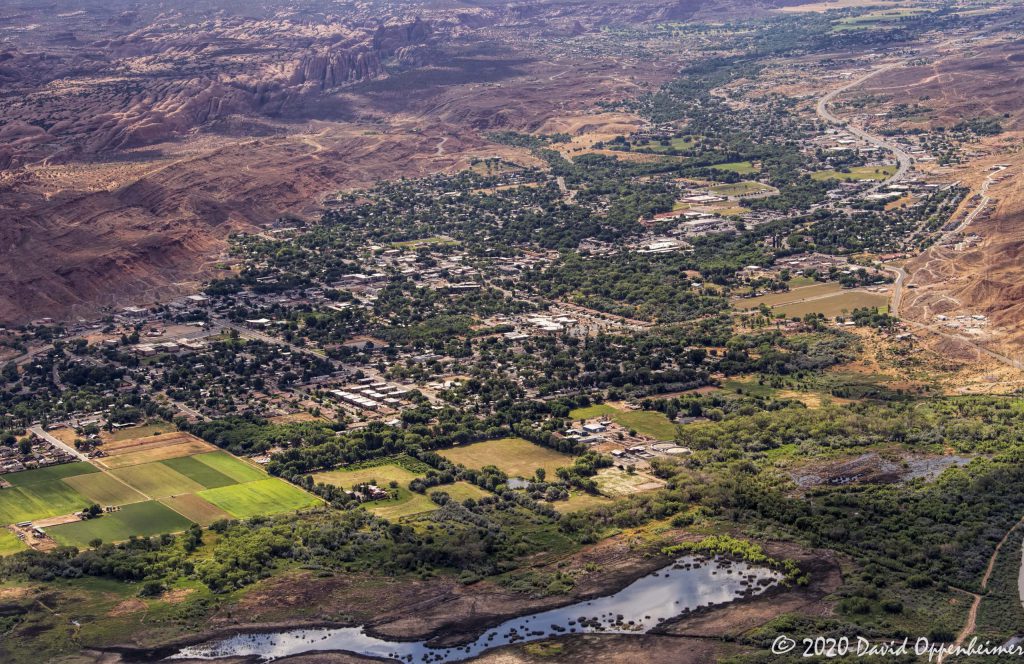Moab Utah Aerial View