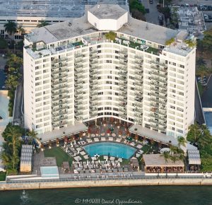 Mondrian South Beach Miami Hotel Aerial View