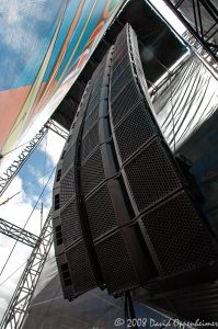 Festival Stage Speakers Stack