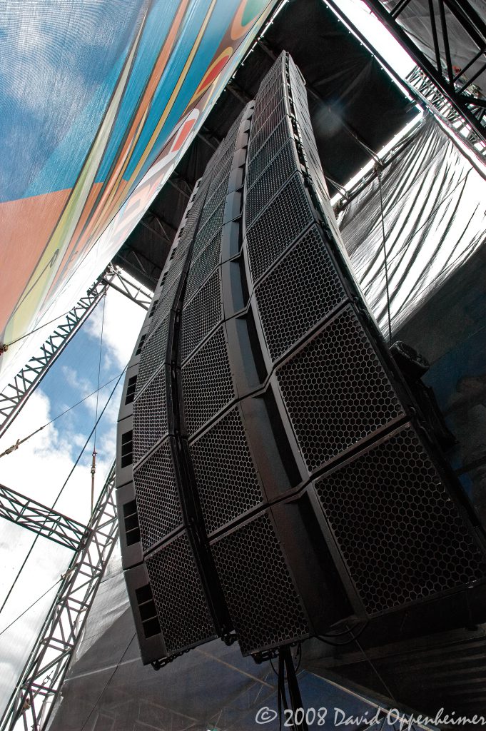 Festival Stage Speakers Stack