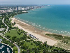 Montrose Beach - Chicago Aerial Photo
