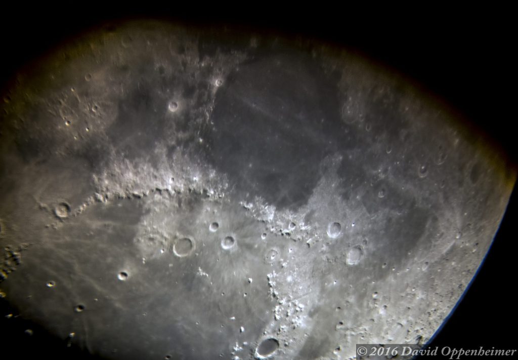Moon - Close Up of Craters Lunar Surface