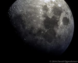 Moon - Close Up of Craters Lunar Surface