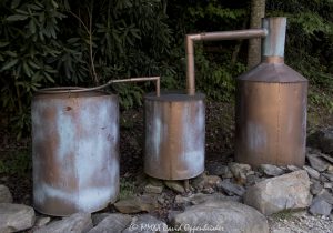 Old Moonshine Still at the Tail of the Dragon at Deals Gap