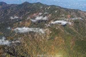 Mount Le Conte Great Smoky Mountains National Park aerial view 7801