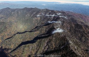 Mount Le Conte Great Smoky Mountains National Park aerial view 7809