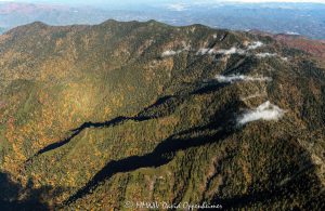 Mount Le Conte Great Smoky Mountains National Park aerial view 7811