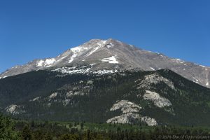 Mount Meeker in Rocky Mountain National Park in Colorado