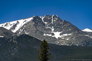 Mount Meeker in Rocky Mountain National Park in Colorado