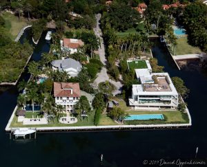 Munroe Drive Miami aerial luxury waterfront real estate 9869 scaled