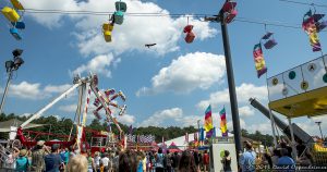 The Rocketman Valencia Human Cannonball at the NC Mountain State Fair