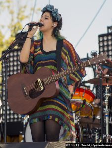 Nanna Bryndís Hilmarsdóttir with Of Monsters and Men