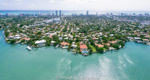 Nautilus Neighborhood in Miami Beach Aerial View