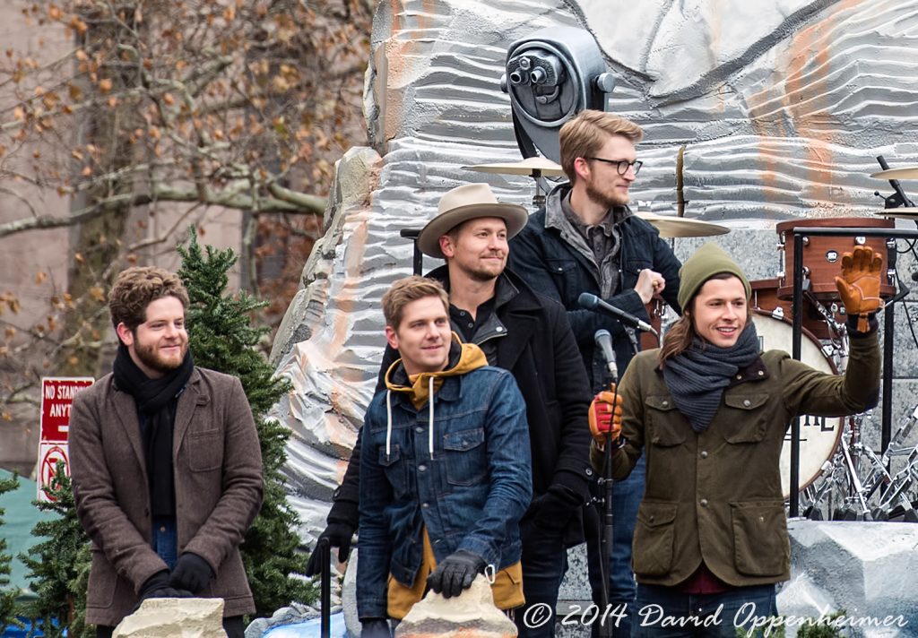 Needtobreathe on Mount Rushmore Float at Macy’s Thanksgiving Day Parade