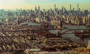New York City Skyline Aerial View