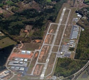 Newnan Coweta County Airport CCO Aerial View