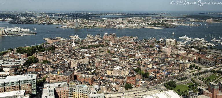 North End Boston Real Estate Aerial