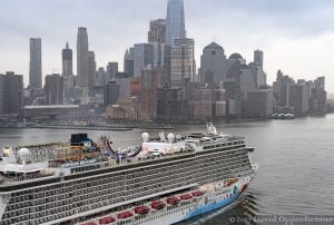 Norwegian Breakaway Cruise Ship in Manhattan