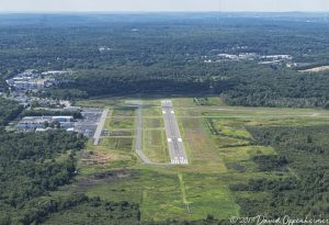 Norwood Memorial Airport Aerial