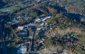 Old Fort, North Carolina Aerial View