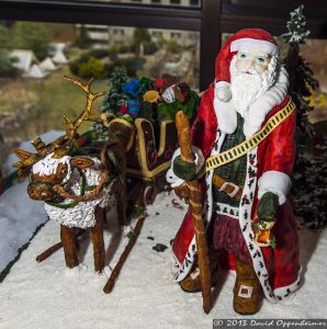 National Gingerbread House Competition at The Omni Grove Park Inn - Santa & Reindeer