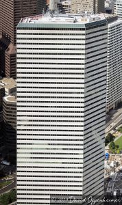One Financial Center Building in Boston Aerial