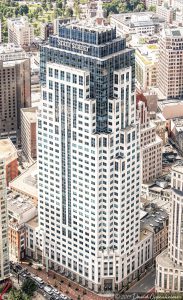 One Lincoln Street Building Aerial in Boston - State Street Financial Center