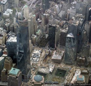 One World Trade Center and National September 11 Memorial & Museum Aerial Photo