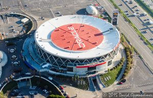 Oracle Arena - Oakland-Alameda County Coliseum Arena Aerial Photo