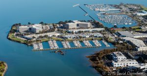 Oyster Point Marina and Park in San Mateo Aerial Photo