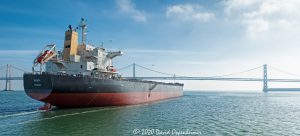 PENTA Bulk Carrier Cargo Ship in San Francisco Bay