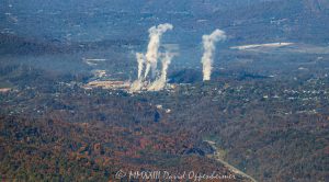 Pactiv Evergreen Paper Mill in Canton, North Carolina Aerial View