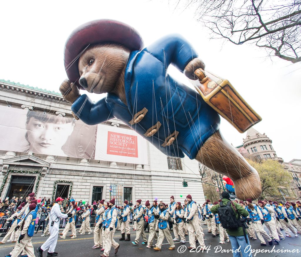 Paddington Bear Balloon by The Weinstein Company at Macy’s Thanksgiving Day Parade