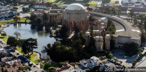 Palace of Fine Arts Theatre Aerial Photo