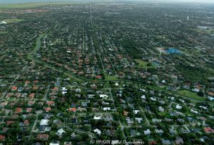 Palmetto Bay in Miami-Dade County Florida Aerial View