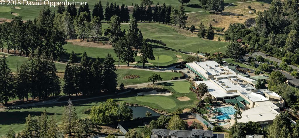 Palo Alto Hills Golf Country Club Aerial