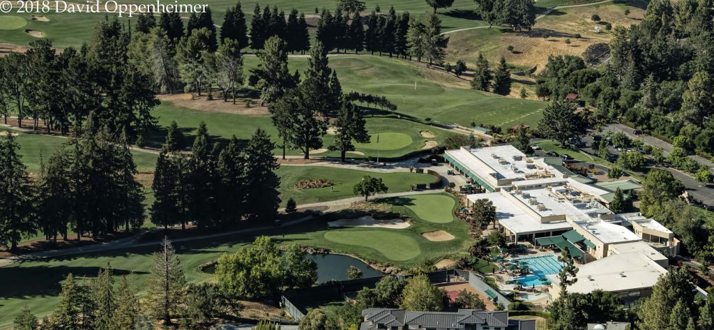 Palo Alto Hills Golf Country Club Aerial
