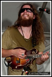 Paul Hoffman with Greensky Bluegrass at Bonnaroo Music Festival