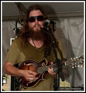 Paul Hoffman with Greensky Bluegrass at Bonnaroo Music Festival