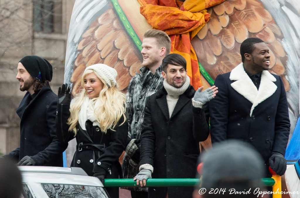 Pentatonix on Homewood Suites Float at Macy’s Thanksgiving Day Parade