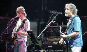 Phil Lesh and Bob Weir with The Dead in Atlanta