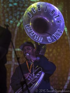 Philip Frazier with Rebirth Brass Band