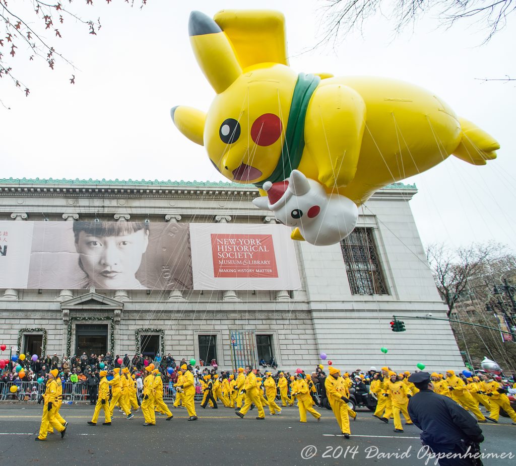 Pikachu Balloon at Macy’s Thanksgiving Day Parade