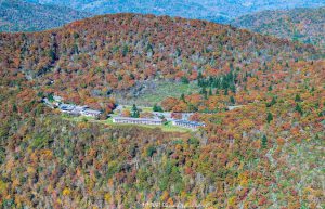 Pisgah Inn on the Blue Ridge Parkway Aerial View