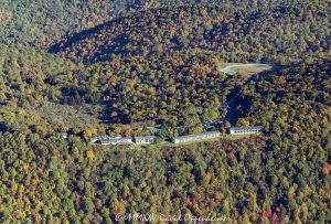 Pisgah Inn Blue Ridge Parkway aerial view 6884